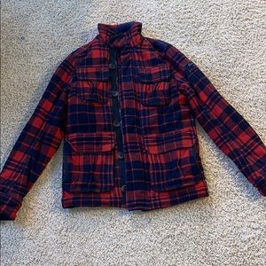 Young man’s Abercrombie winter short coat